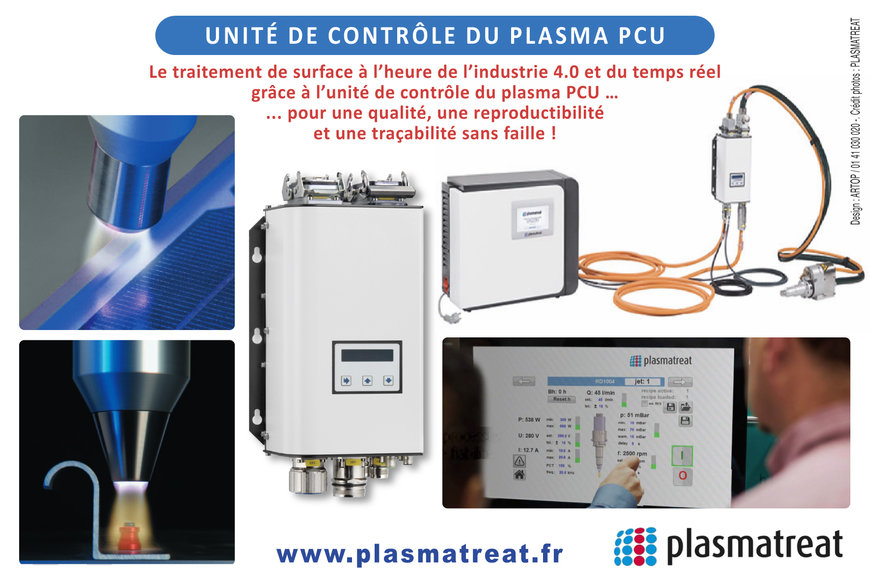Plasmatreat met le traitement de surface à l’heure de l’industrie 4.0 et du temps réel grâce à son unité de contrôle du plasma PCU … pour une qualité, une reproductibilité et une traçabilité sans faille !